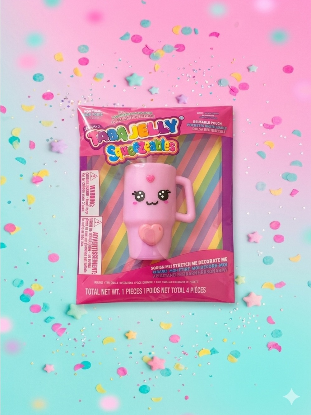 Squeezy Pink Squishy Cup